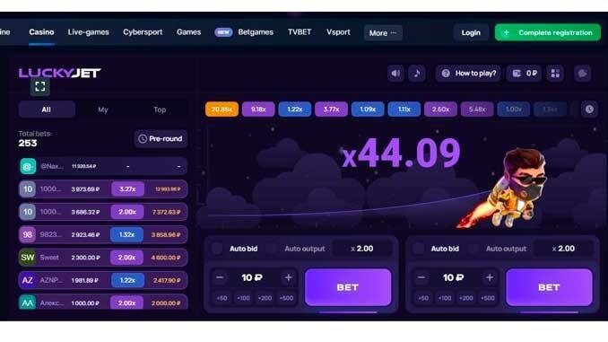 Каталог азартных развлечений в Lucky Jet игра